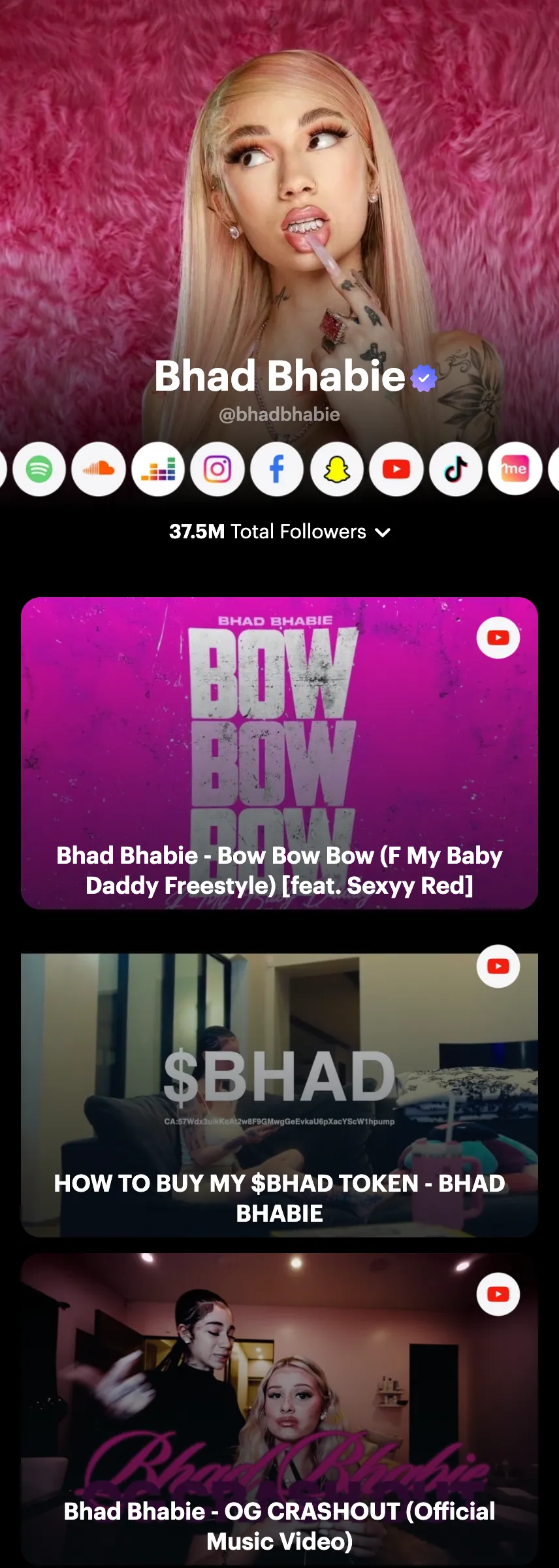 bhadbhabie